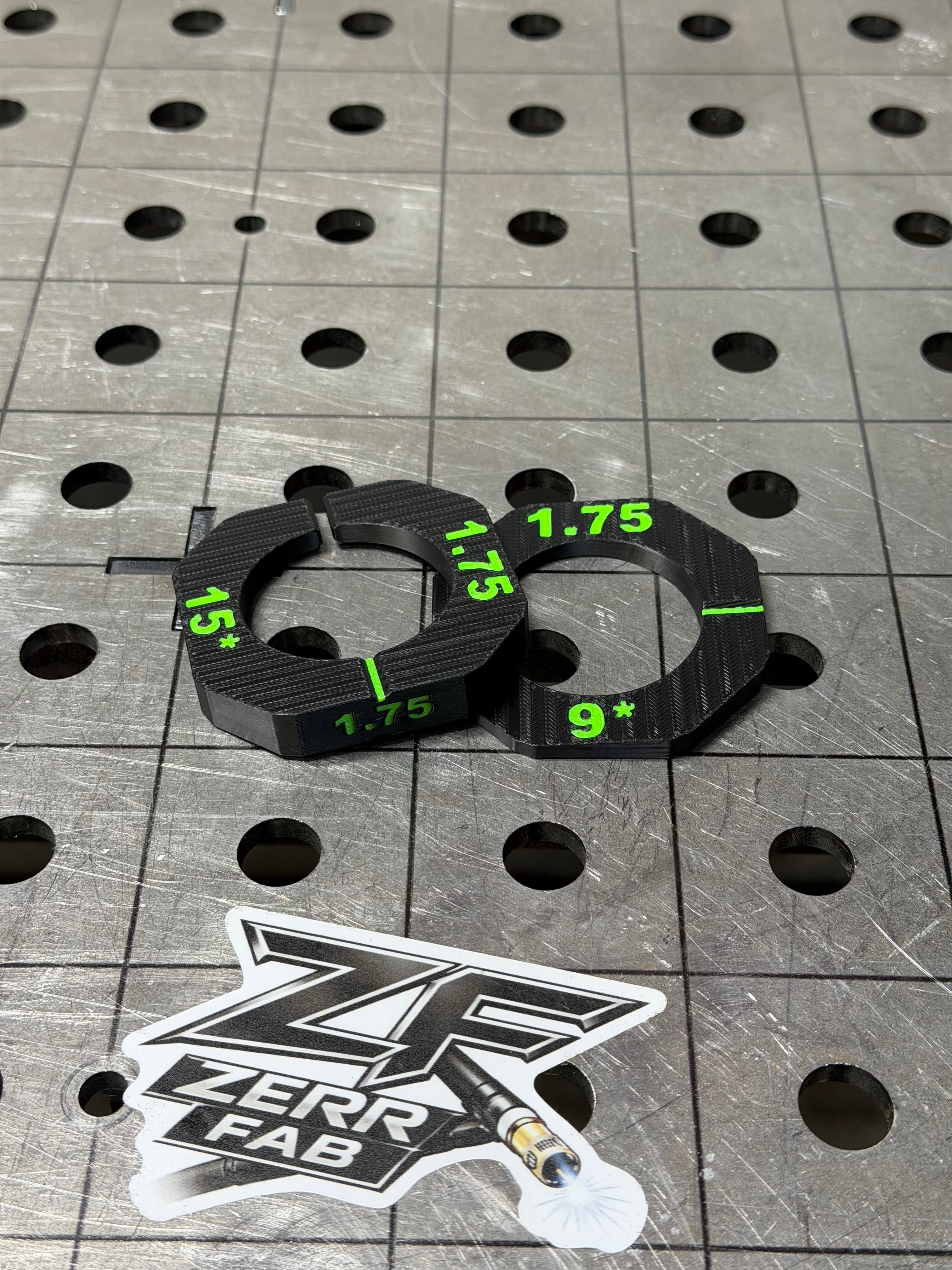 Pipe Pie Cut Jigs - Single Sizes