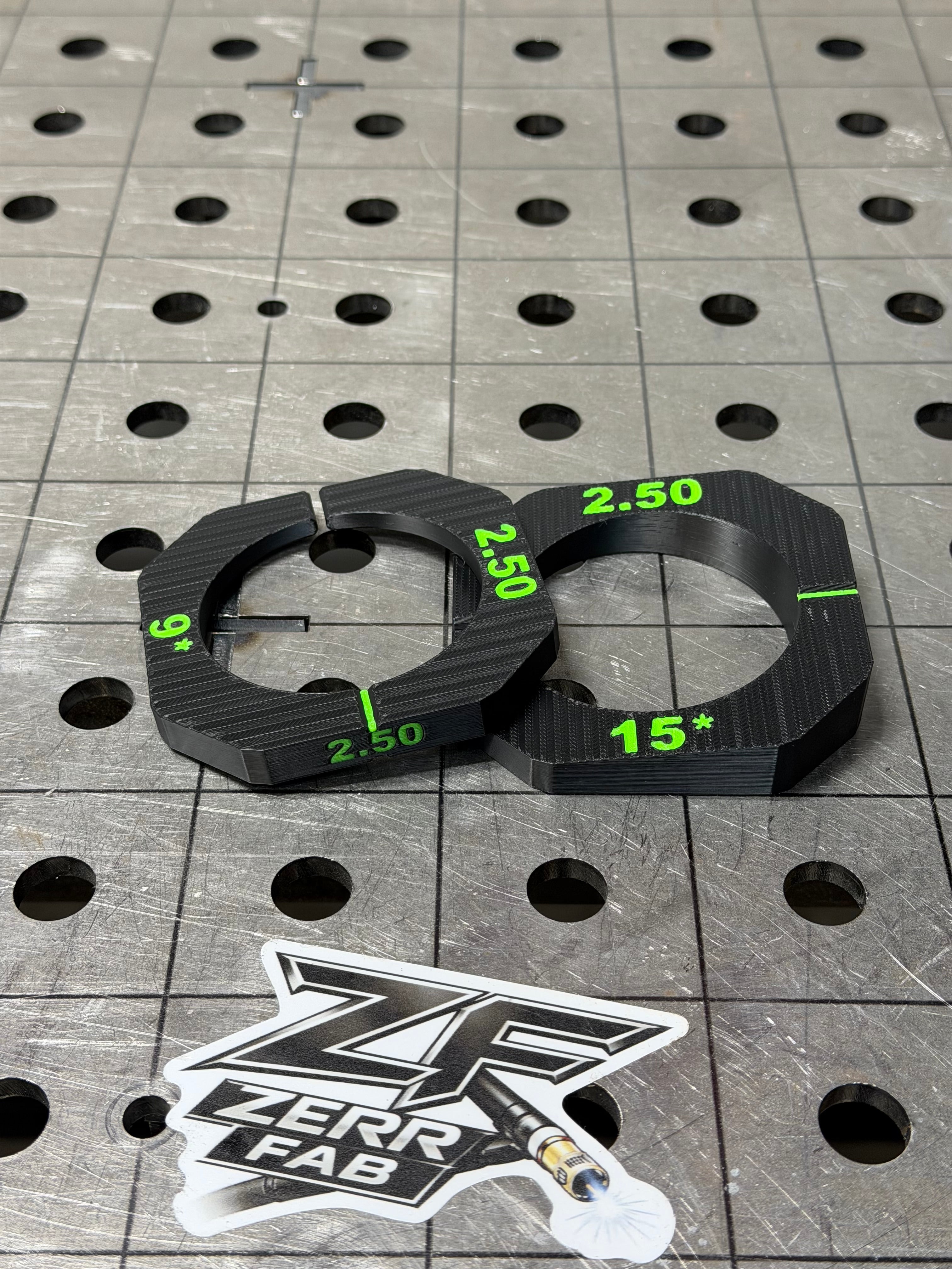 Pipe Pie Cut Jigs - Single Sizes