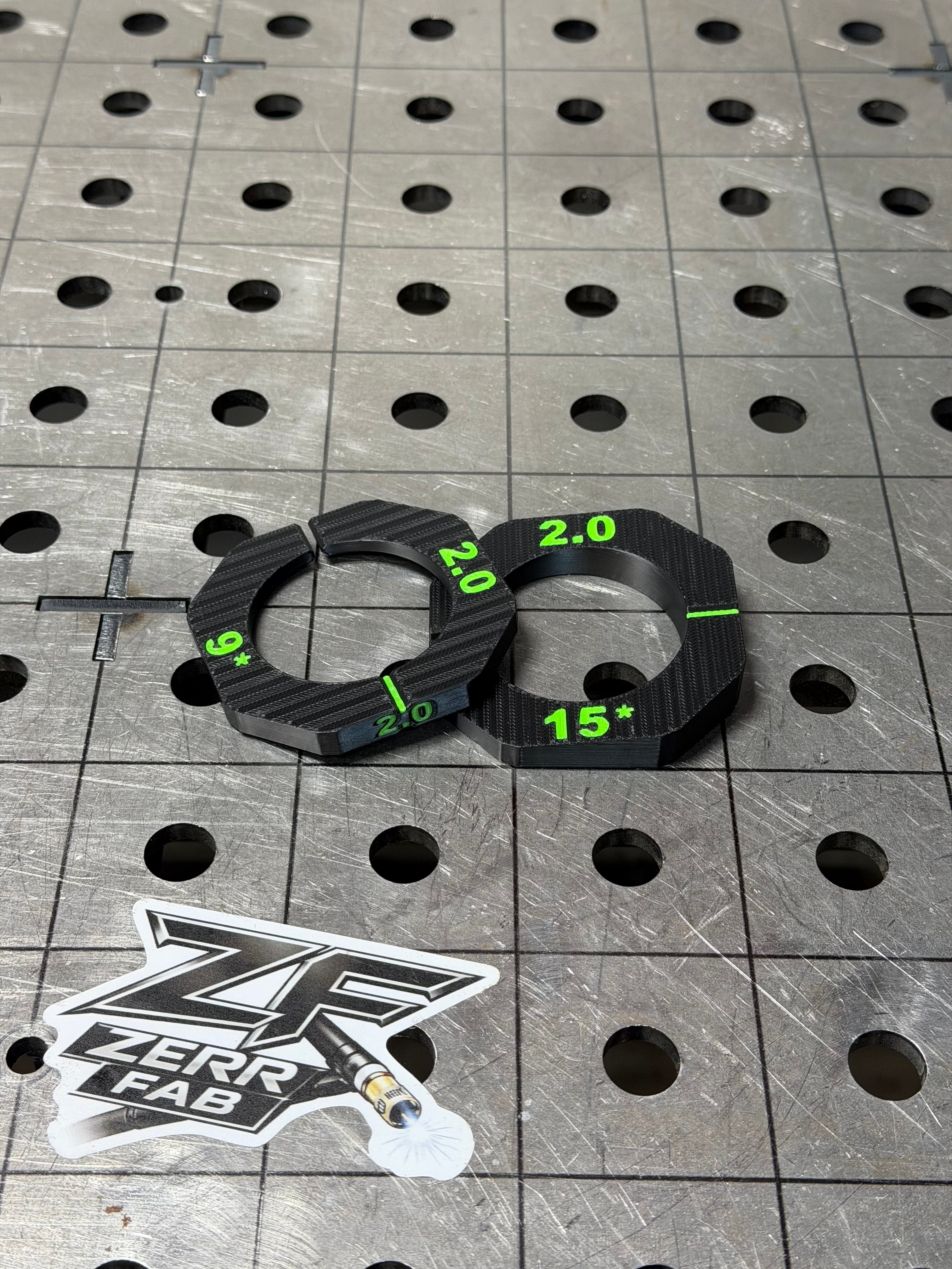 Pipe Pie Cut Jigs - Single Sizes