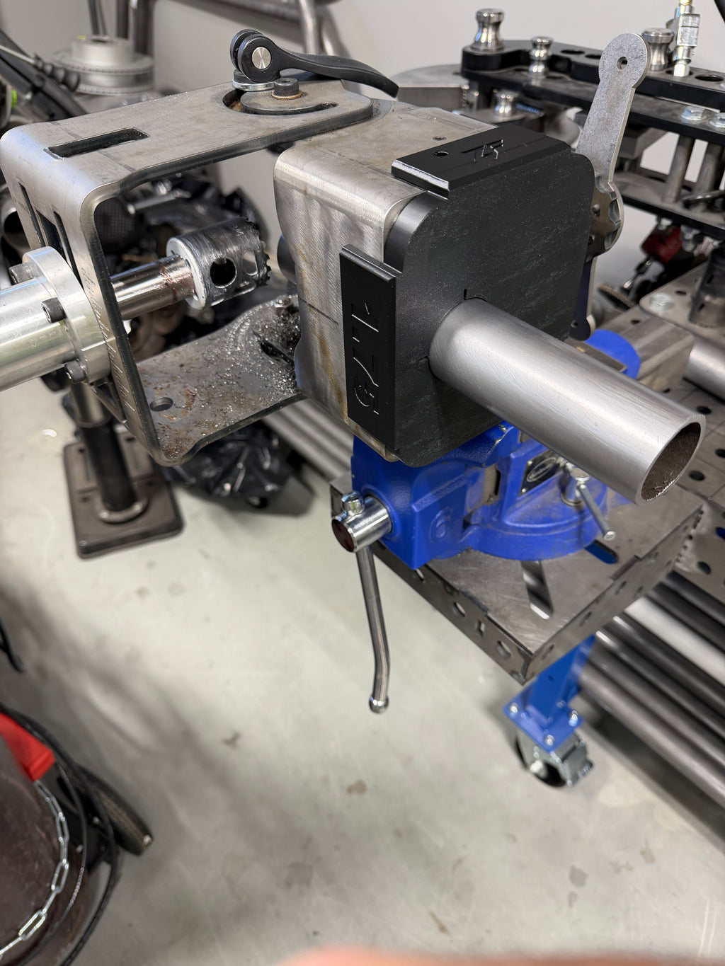 CENTERLINE PLATE FOR ROGUE FAB VERSA TUBE NOTCHER