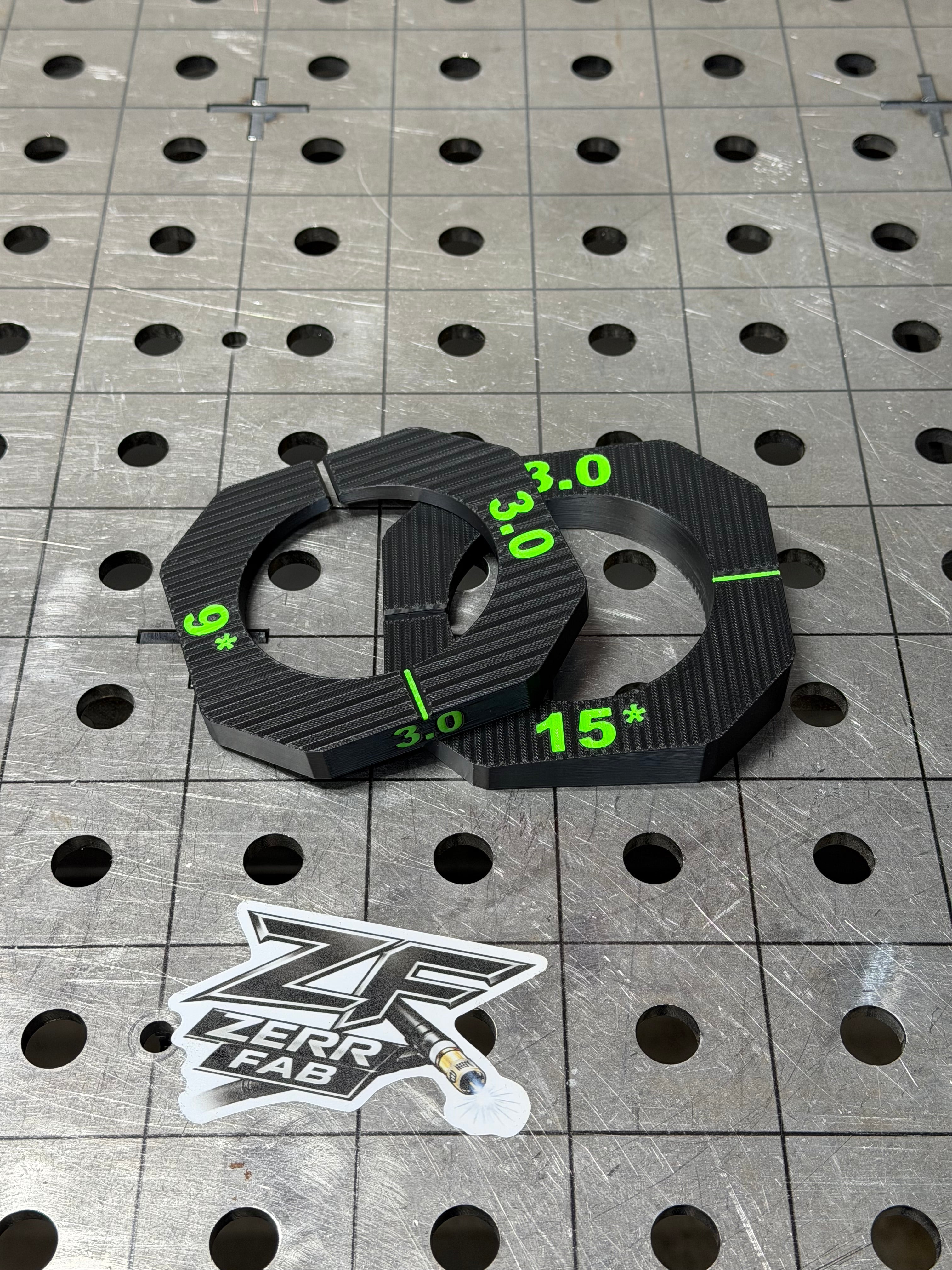 Pipe Pie Cut Jigs - Single Sizes