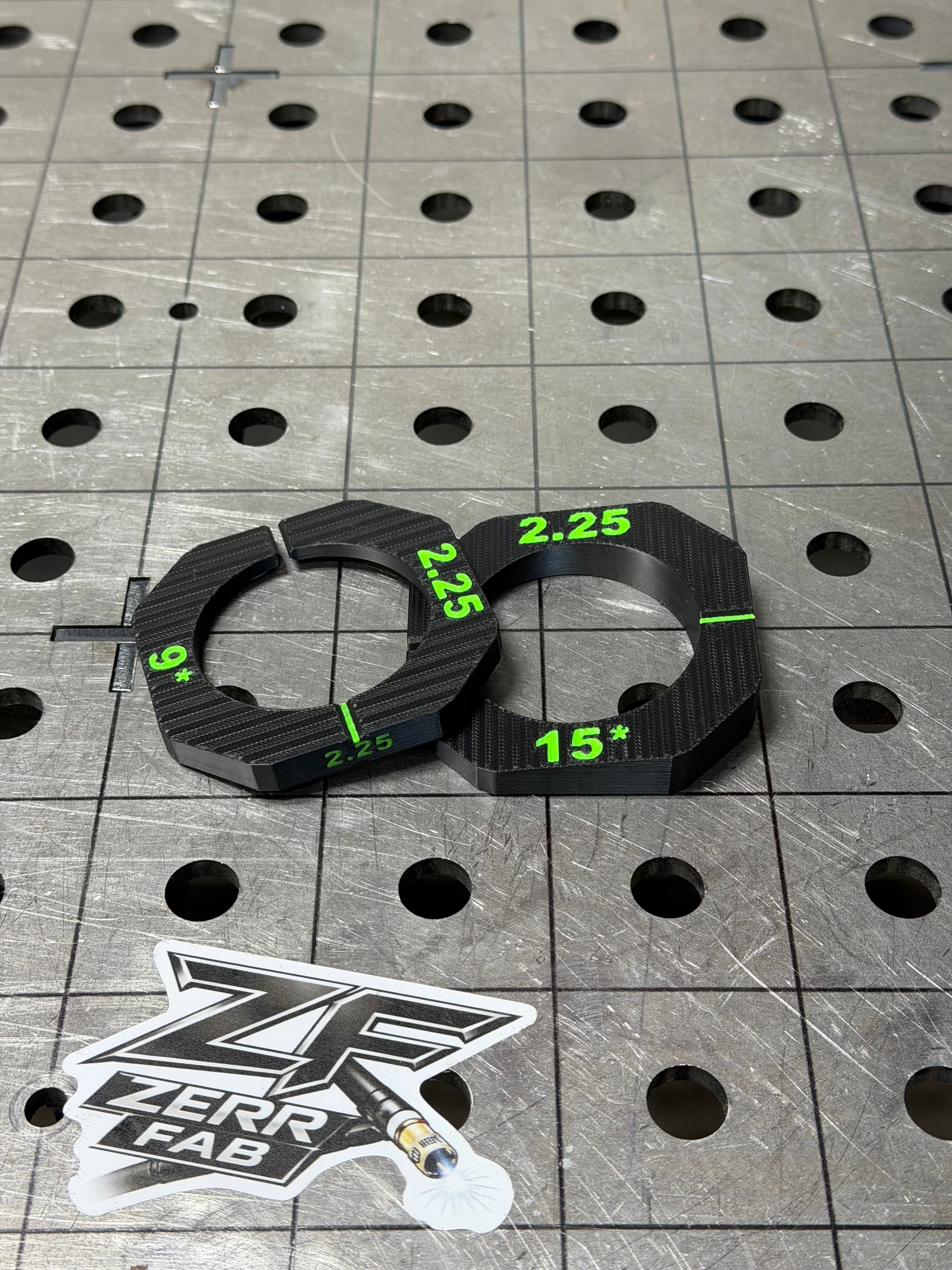 Pipe Pie Cut Jigs - Single Sizes