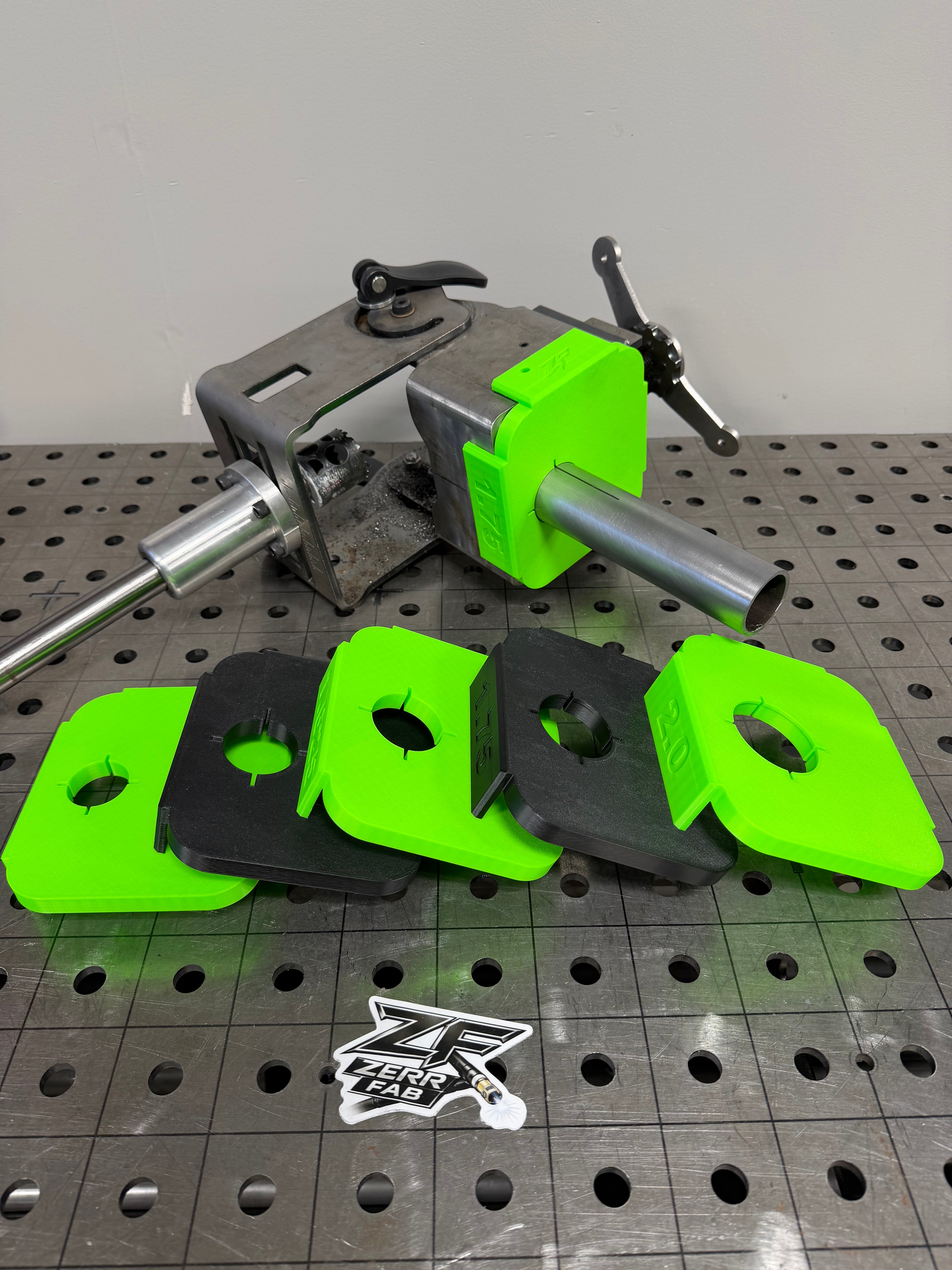 CENTERLINE PLATE FOR ROGUE FAB VERSA TUBE NOTCHER