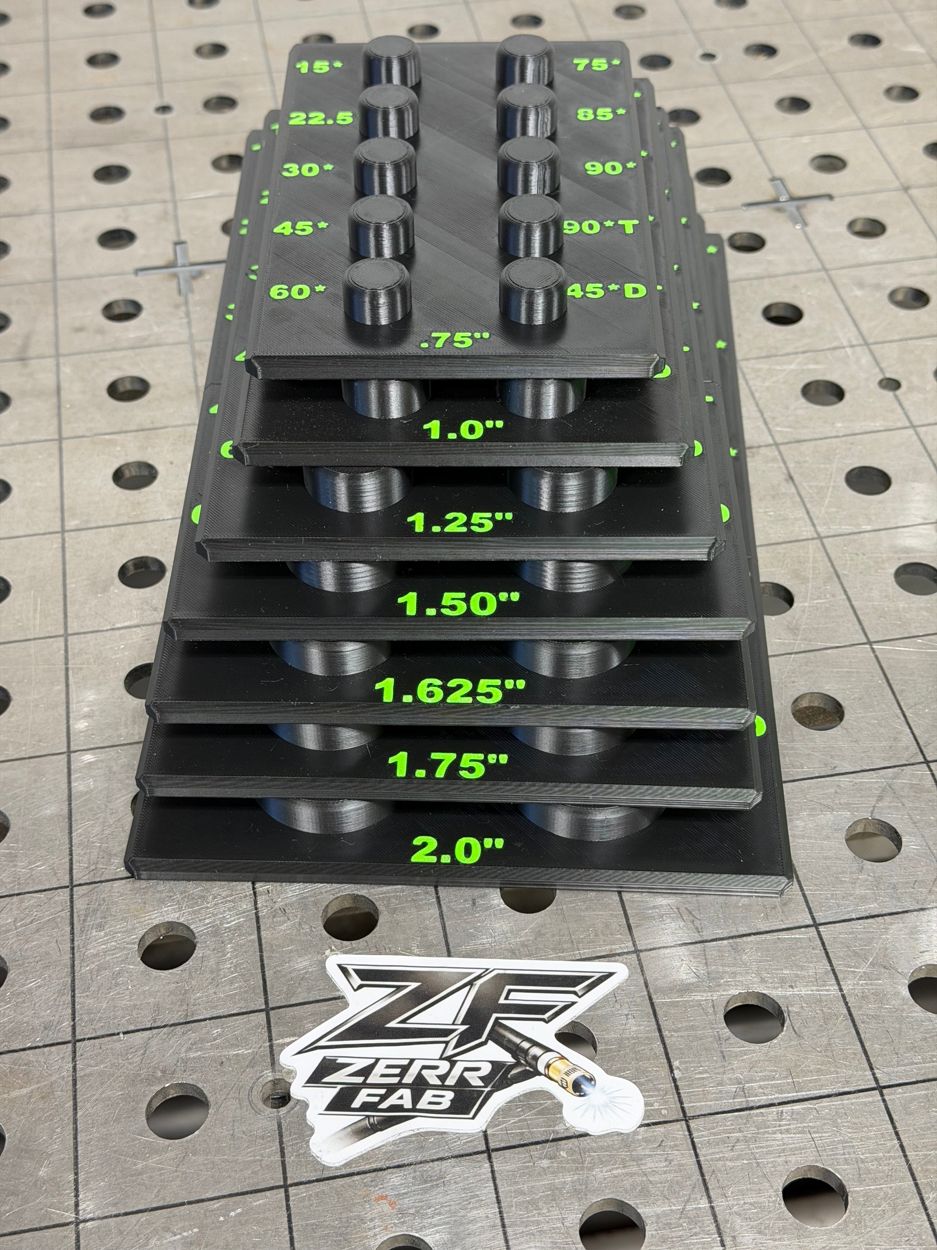 Tube Notch Cope Tool—Set of 10